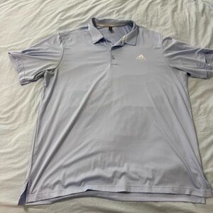 Adidas Men's Light Blue Polo Shirt